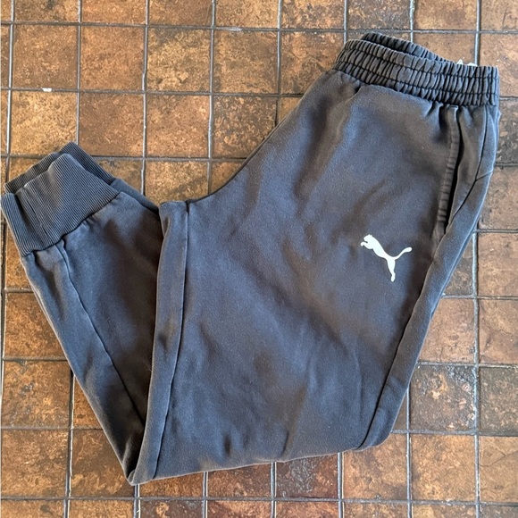 Men’s Black Puma Joggers, Size XL - Picture 1 of 7